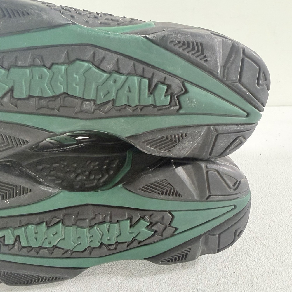 Vintage 1993 Adidas Streetball 2 Men's Basketball Shoes Black Green Size 9.5 - Picture 11 of 16